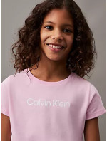 Dievčenské pyžamo KNIT PJ SET (SS+SHORT) G80G8006890VQ - Calvin Klein
