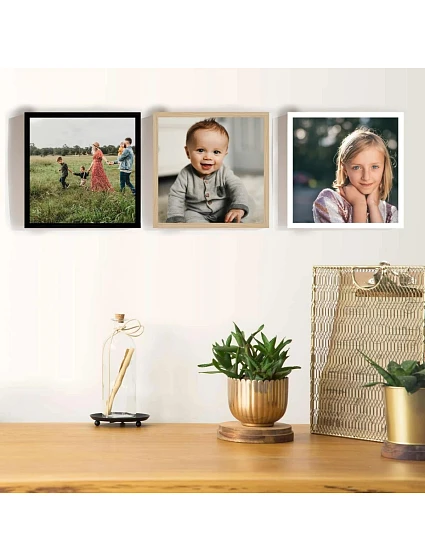 Personalizovaný magický fotob obraz v ráme – 3x štvorcový 20x20 – fotografia Personalizovaný magický fotob obraz v ráme – 3x štvorcový 20x20 – fotografia