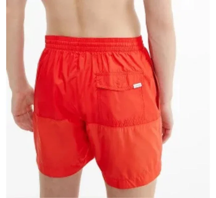 Pánske kúpacie kraťasy - KM00729 XNL - červená - Calvin Klein