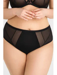 K825 NOHAVIČKY LEN ČIERNE