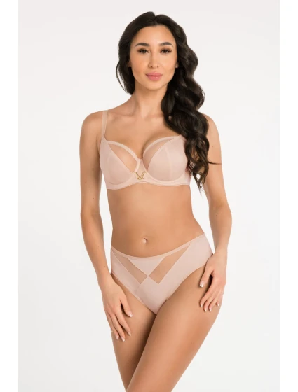 SOFT BRA BEIGE model 21800317 - Gorsenia
