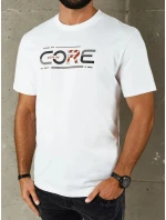 Pánské bílé tričko s potiskem Dstreet model 21973808 - FashionStreet Pánské bílé tričko s potiskem Dstreet model 21973808 - FashionStreet