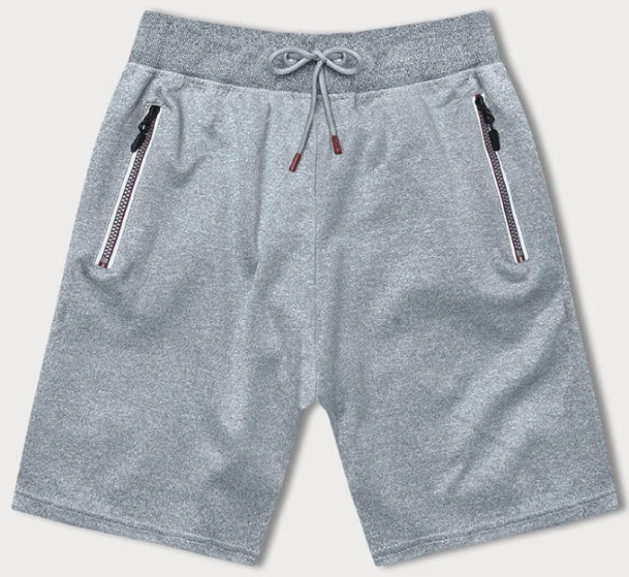 Světle šedé pánské sportovní kraťasy model 18612073 - J.STYLE