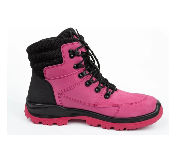 Dámská zimní obuv model 17071467 růžová - 4F Dámská zimní obuv model 17071467 růžová - 4F