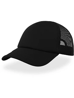 Atlantis Headwear Rapper 5-panelová sieťovaná čiapka 33.2070 čierna/čierna