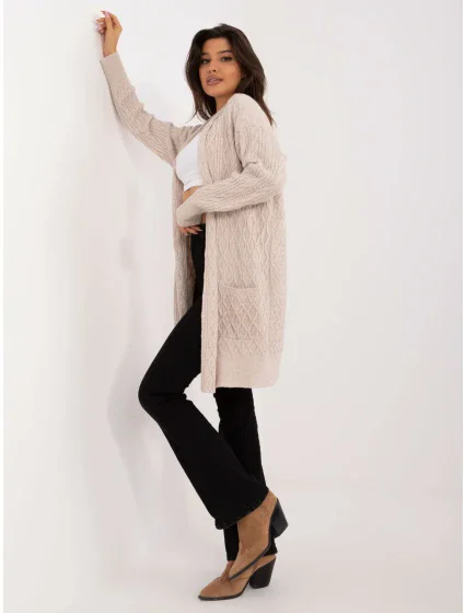 Kardigán AT SW 2366.61 béžový