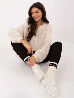 Sweter MI SW model 21749800 jasny beżowy - FPrice