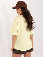 T shirt RV TS model 22097915 jasny żółty - FPrice