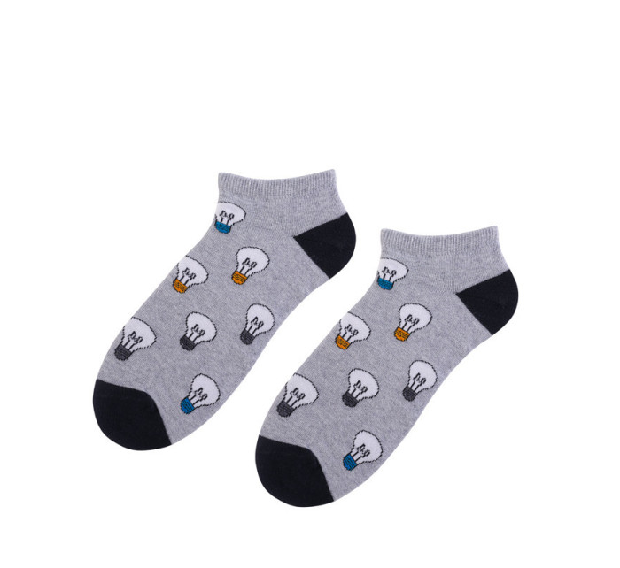 Ponožky Bratex POP-M-130 Light Grey Melange