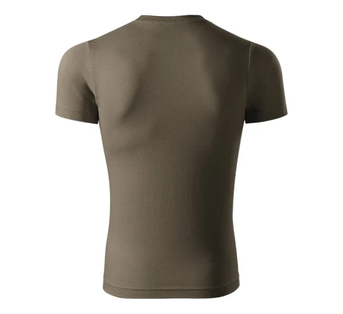 Tričko s farbou unisex army Tričko s farbou unisex army