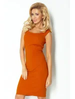 Dámske spoločenské šaty - SAF-53-23 - Horčicová