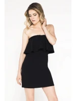 Dámské šaty model 18484871 černé - IVON Dámské šaty model 18484871 černé - IVON