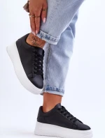 Dámska športová obuv L22-2 čierne - Step in style