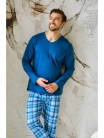 3475 PÁNSKE DLHÉ PYŽAMO MARK M-2XL 3475 PÁNSKE DLHÉ PYŽAMO MARK M-2XL
