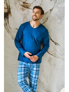 3475 PÁNSKE DLHÉ PYŽAMO MARK M-2XL