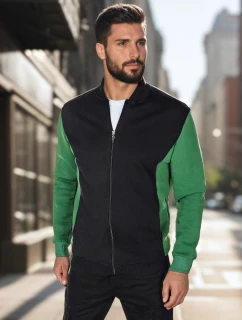 Pánská mikina na zip se stojáčkem černá model 21986041 - Dstreet