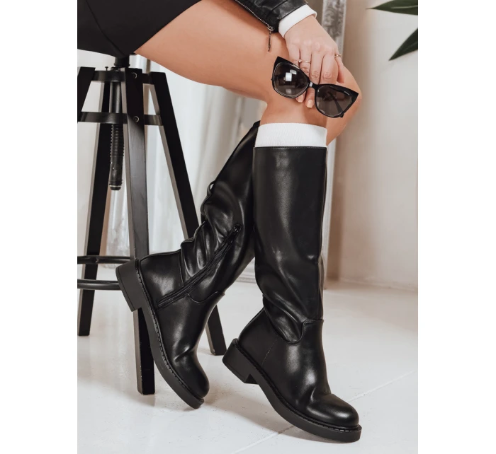 Dámské černé kozačky model 21994412 - Dstreet