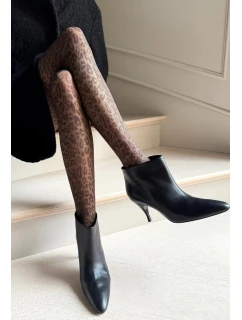 Veneziana Leopardo pančuchy 20 den 5-XL