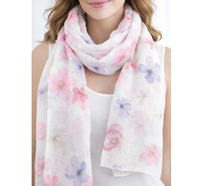 Šála model 22012083 Srdce a květiny - Noviti