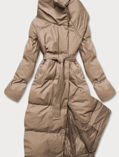Béžová dámská zimní  bunda model 21244489 - J.STYLE
