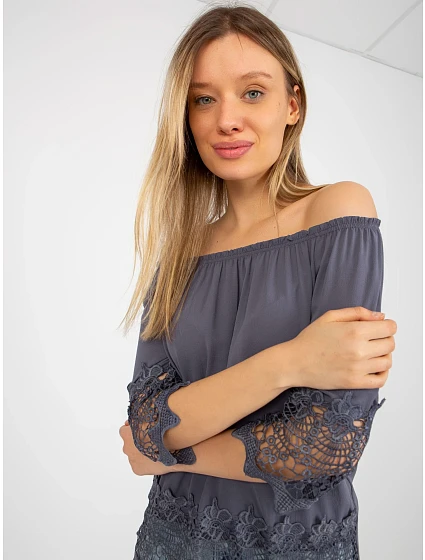 Dámská halenka LK BZ model 18309971 grafit - FPrice