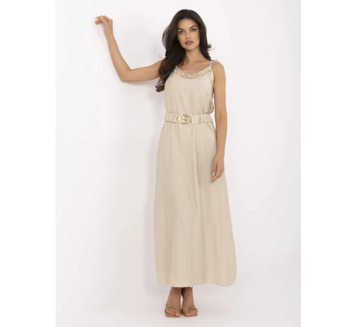 Šaty MI SK A6401.00 béžové Šaty MI SK A6401.00 béžové