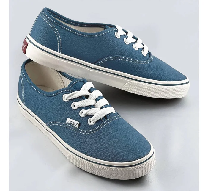 Světle modré dámské šněrovací tenisky model 17121554 - ANDY-Z