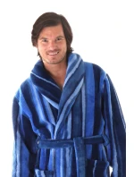 Pánsky župan Joe 3130 pruhovaný modrý - Vestis Pánsky župan Joe 3130 pruhovaný modrý - Vestis