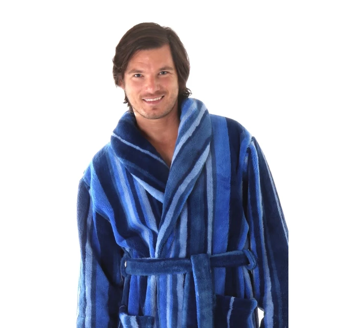 Pánsky župan Joe 3130 pruhovaný modrý - Vestis Pánsky župan Joe 3130 pruhovaný modrý - Vestis