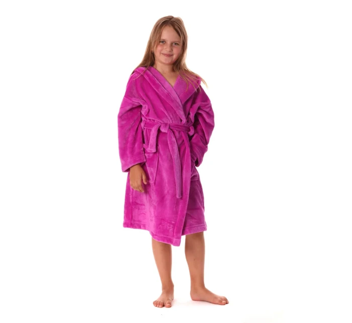 Detský župan Siena s kapucňou 9156 pink pearl - Vestis
