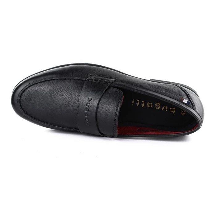 Pánske čierne kožené čižmy Bugatti TT153105