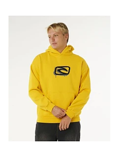 Pánska mikina RIP CURL Medina Inner Visions Hood, žltá