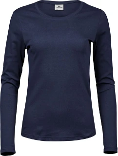 TJ Dámské tričko Interlock s dlouhým rukávem 18.0 navy model 22497300 - Tee Jays