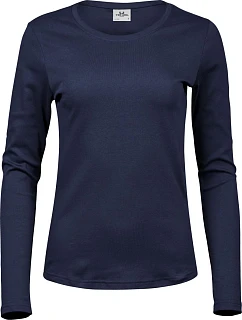 TJ Dámské tričko Interlock s dlouhým rukávem 18.0 navy model 22497300 - Tee Jays