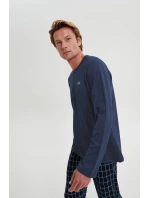 Vamp - Pánske pyžamo s kockovanými nohavicami 21924 - Vamp