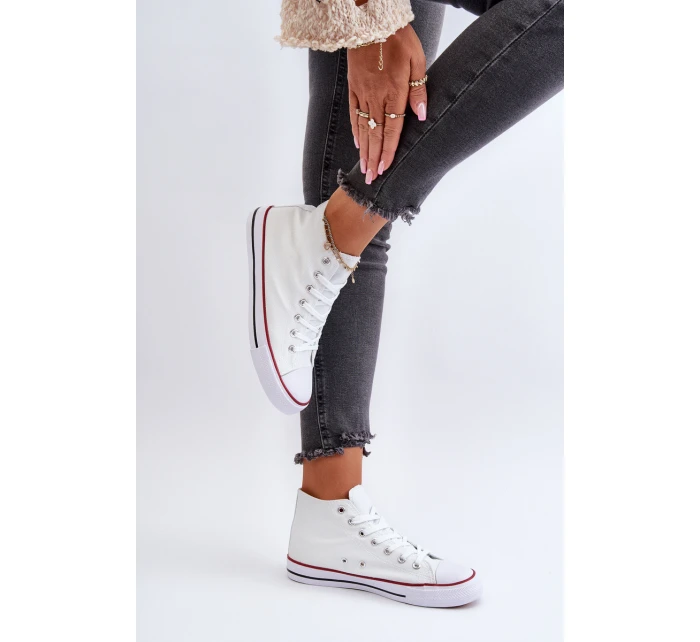 Trampki Damskie Białe Socerio Trampki Damskie Białe Socerio