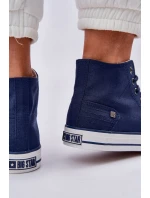 Dámské Vysoké Tenisky Big Star model 21683856 Tmavě Modré - Big Star Shoes