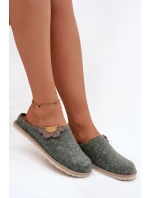 Dámské pantofle s květinou Inblu CS000043 zelené