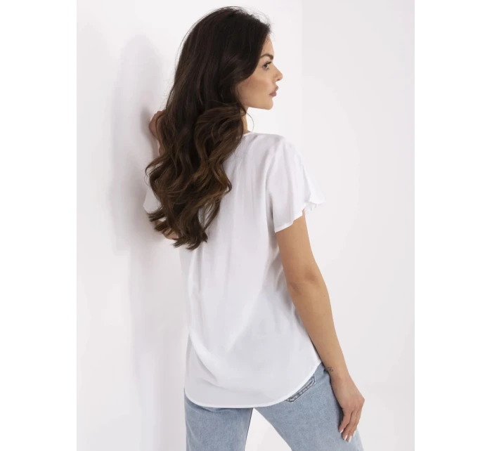 Blúzka D73761M11171B biela