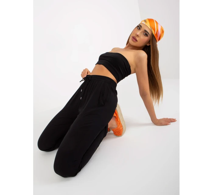 Nohavice D73761M61869N čierne