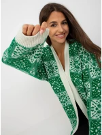 Dámsky sveter LC SW 0301 biely zelený Dámsky sveter LC SW 0301 biely zelený