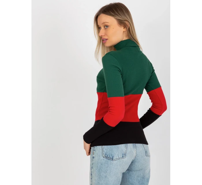 Dámska blúzka RV BZ 8465 1.93P tmavo zelená - FPrice