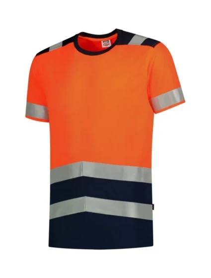 Tričko High Vis Bicolor Tričko unisex fluorescenčná oranžová Tričko High Vis Bicolor Tričko unisex fluorescenčná oranžová