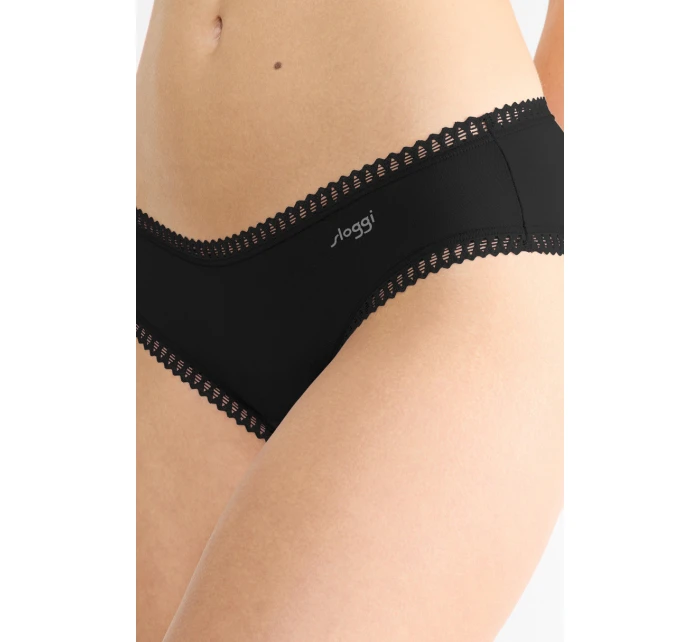 SLOGGI GO CRUSH HIPSTER KALHOTKY 3PACK ČERNÉ SLOGGI GO CRUSH HIPSTER KALHOTKY 3PACK ČERNÉ