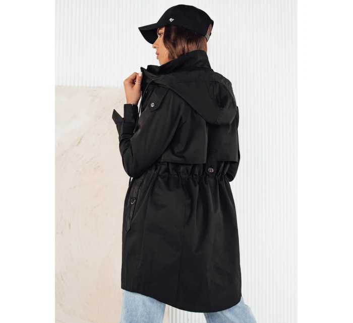 Dámská přechodná bunda parka černá Dstreet model 21974360 - FashionStreet Dámská přechodná bunda parka černá Dstreet model 21974360 - FashionStreet