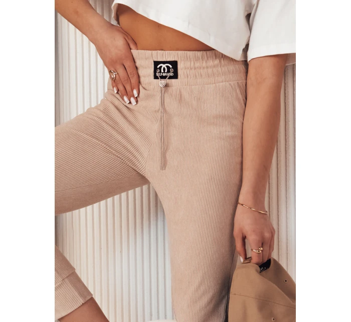 Dámské tepláky beige Dstreet model 21975681 - FashionStreet