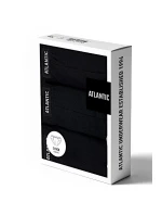Pánske nohavičky 3 pack 006 black - Atlantic