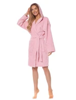 Dámský župan model 18833310 pink - L&L Dámský župan model 18833310 pink - L&L