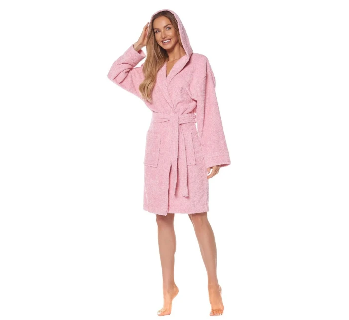 Dámský župan model 18833310 pink - L&L Dámský župan model 18833310 pink - L&L