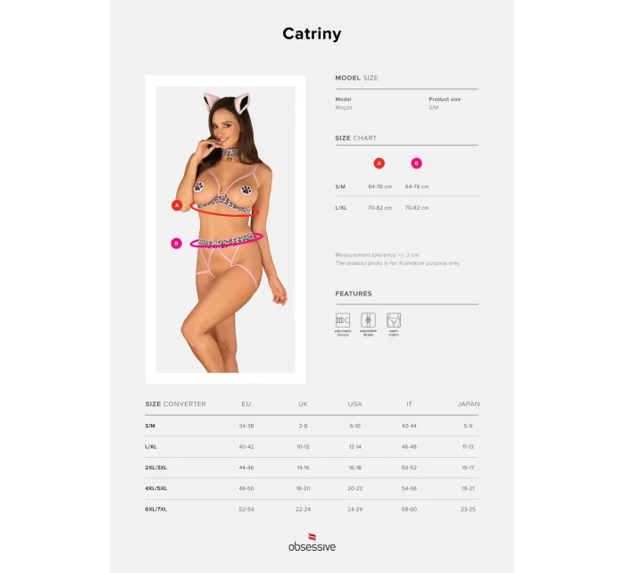 Hravý kostým Catriny - Obsessive